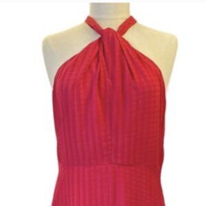 NWOT Ann Taylor Magenta tiered flowy dress size 0